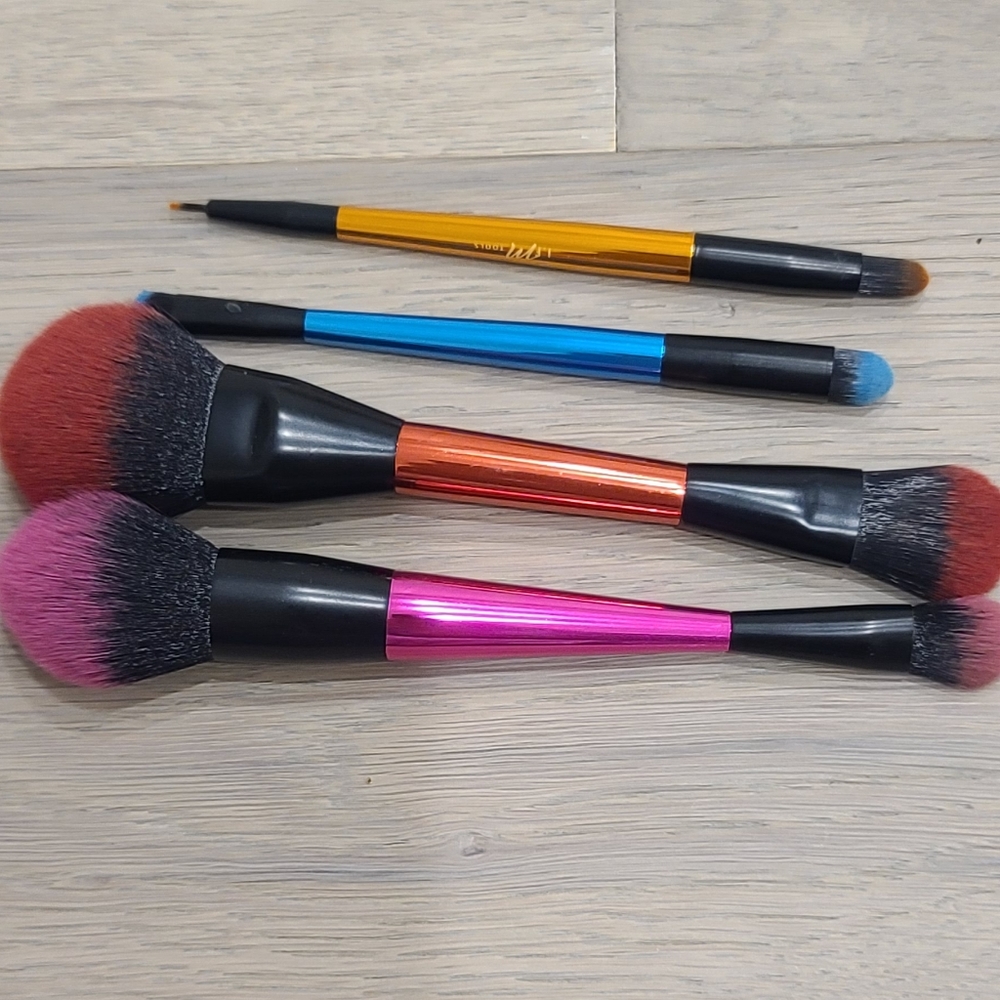 IFM TOOLS Makeup Brushes 4-Piece Professional Double Ended Cosmetic Brushes